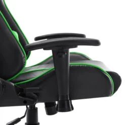 Sedia Da Gaming Nera E Verde In Similpelle -Garden Home sedia da gaming nera e verde in similpelle 6