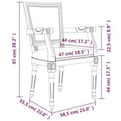 Sedia Da Pranzo Grigio Scuro In Tessuto -Garden Home sedia da pranzo grigio scuro in tessuto 5