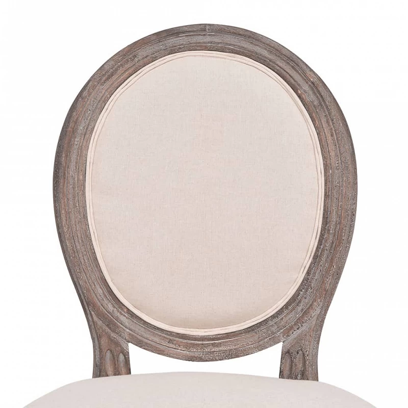 Sedie Da Pranzo 4 Pz Crema In Tessuto 5 Sedie Da Pranzo 4 Pz Crema In Tessuto - immagine 5