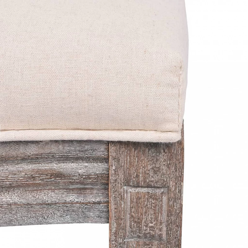 Sedie Da Pranzo 4 Pz Crema In Tessuto 6 Sedie Da Pranzo 4 Pz Crema In Tessuto - immagine 6