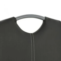 Sedie Da Pranzo A Sbalzo 6 Pz Grigie In Similpelle -Garden Home sedie da pranzo a sbalzo 6 pz grigie in similpelle 5