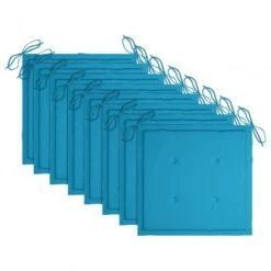 Sedie Da Pranzo Da Esterni Con Cuscini 8 Pz Massello Di Acacia -Garden Home sedie da pranzo da esterni con cuscini 8 pz massello di acacia 3