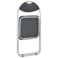 Sedie Da Pranzo Pieghevoli 4 Pz Nere In Similpelle -Garden Home sedie da pranzo pieghevoli 4 pz nere in similpelle 4