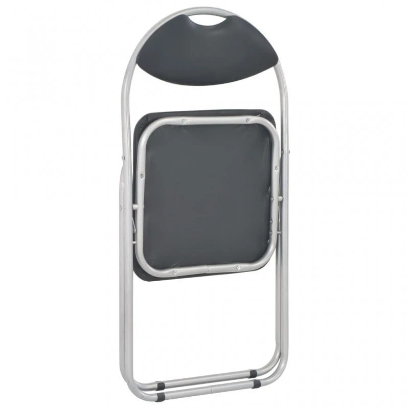 Sedie Da Pranzo Pieghevoli 6 Pz Nere In Similpelle 5 Sedie Da Pranzo Pieghevoli 6 Pz Nere In Similpelle - immagine 5