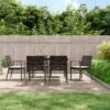 Sedie Giardino Con Cuscini 6pz Marroni 56,5x57x83 Cm Polyrattan 17 Sedie Giardino Con Cuscini 6pz Marroni 56,5x57x83 Cm Polyrattan -Garden Home sedie giardino con cuscini 6pz marroni 565x57x83 cm polyrattan