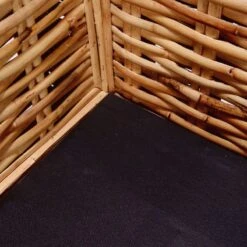 Set Di Divani Con Cuscini 2 Pz In Rattan Naturale -Garden Home set di divani con cuscini 2 pz in rattan naturale 6