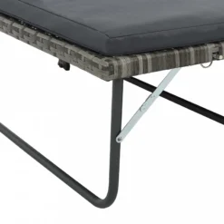 Set Divani Da Giardino 2 Pz Con Cuscini In Polyrattan Grigio 13 Set Divani Da Giardino 2 Pz Con Cuscini In Polyrattan Grigio -Garden Home set divani da giardino 2 pz con cuscini in polyrattan grigio 5