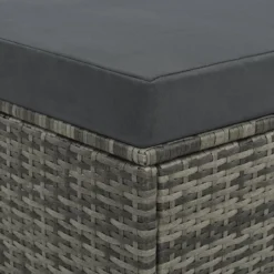 Set Divani Da Giardino 2 Pz Con Cuscini In Polyrattan Grigio 15 Set Divani Da Giardino 2 Pz Con Cuscini In Polyrattan Grigio -Garden Home set divani da giardino 2 pz con cuscini in polyrattan grigio 7