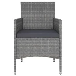 Set Divani Da Giardino 5 Pz In Polyrattan Grigio 11 Set Divani Da Giardino 5 Pz In Polyrattan Grigio -Garden Home set divani da giardino 5 pz in polyrattan grigio 3