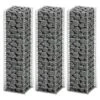 Set Gabbione 3 Pz In Filo Zincato 25 X 25 X 100 Cm -Garden Home set gabbione 3 pz in filo zincato 25 x 25 x 100 cm
