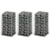 Set Gabbione 3 Pz In Filo Zincato 25 X 25 X 50 Cm 11 Set Gabbione 3 Pz In Filo Zincato 25 X 25 X 50 Cm -Garden Home set gabbione 3 pz in filo zincato 25 x 25 x 50 cm