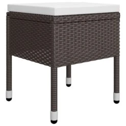 Set Mobili Da Pranzo Per Giardino 5 Pz Marrone -Garden Home set mobili da pranzo per giardino 5 pz marrone 7