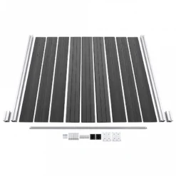 Set Pannelli Di Recinzione In WPC 1830x(105-186) Cm Nero 15 Set Pannelli Di Recinzione In WPC 1830x(105-186) Cm Nero -Garden Home set pannelli di recinzione in wpc 1830x105 186 cm nero 5