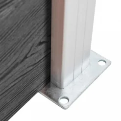 Set Pannelli Di Recinzione In WPC 526x105 Cm Nero -Garden Home set pannelli di recinzione in wpc 526x105 cm nero 7