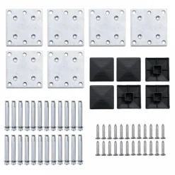 Set Pannelli Di Recinzione In WPC 872x146 Cm Marrone 18 Set Pannelli Di Recinzione In WPC 872x146 Cm Marrone -Garden Home set pannelli di recinzione in wpc 872x146 cm marrone 8