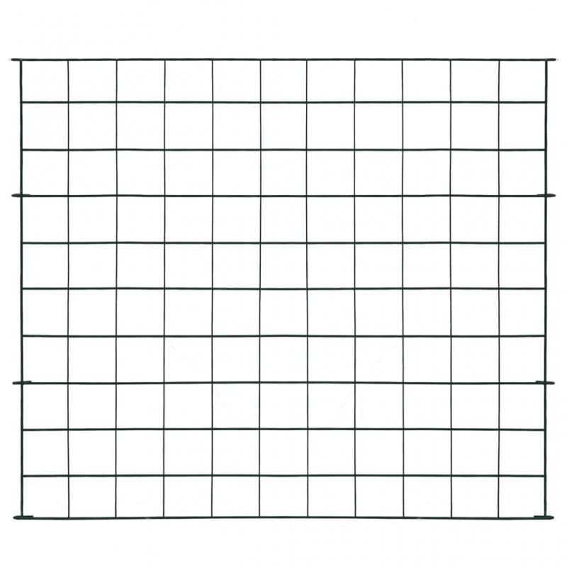 Set Recinzione Da Giardino Ad Arco 77,5x64 Cm Verde 2 Set Recinzione Da Giardino Ad Arco 77,5x64 Cm Verde - immagine 2