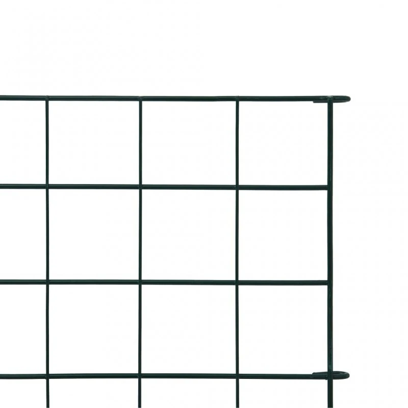 Set Recinzione Da Giardino Ad Arco 77,5x64 Cm Verde 4 Set Recinzione Da Giardino Ad Arco 77,5x64 Cm Verde - immagine 4