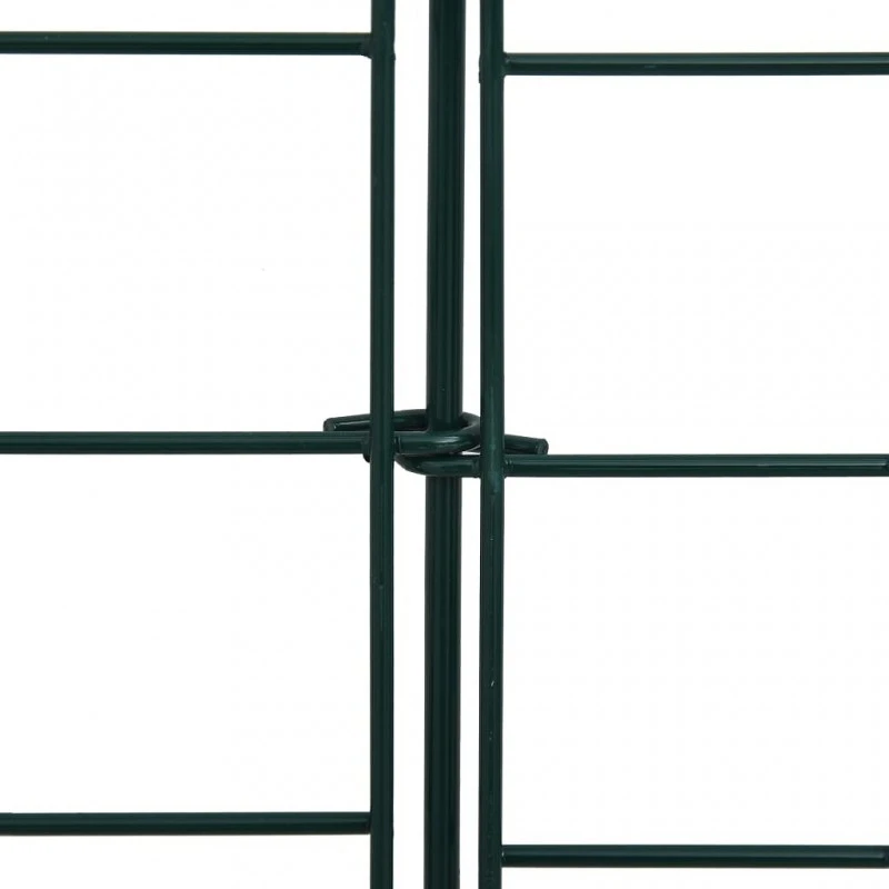 Set Recinzione Da Giardino Ad Arco 77,5x64 Cm Verde 5 Set Recinzione Da Giardino Ad Arco 77,5x64 Cm Verde - immagine 5