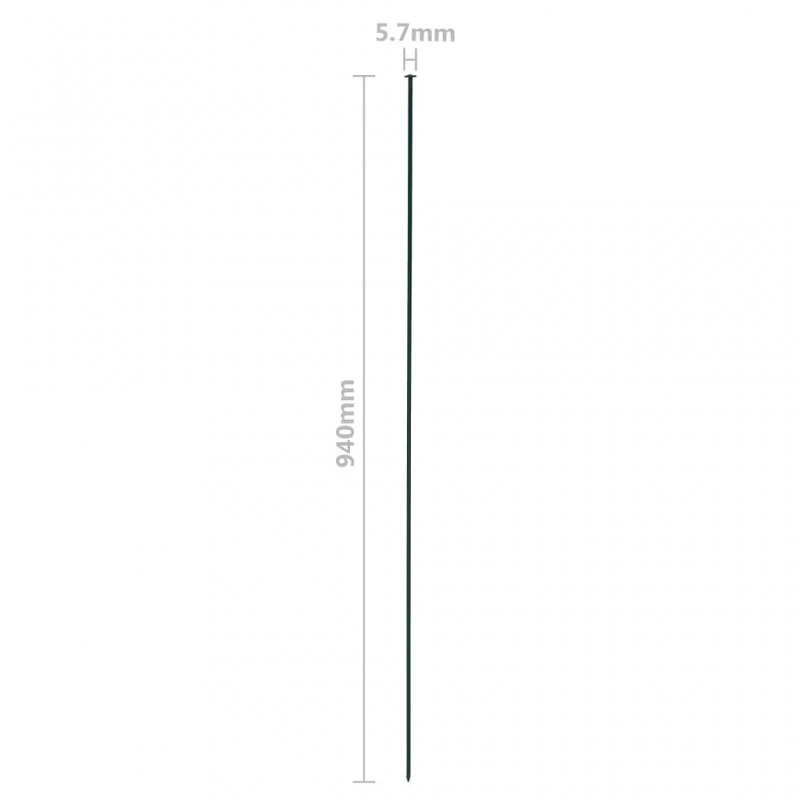 Set Recinzione Da Giardino Ad Arco 77,5x64 Cm Verde 8 Set Recinzione Da Giardino Ad Arco 77,5x64 Cm Verde - immagine 8