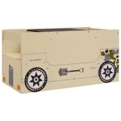 Set Tavolo E Sedia Per Bambini 3 Pz Auto Fuoristrada In MDF -Garden Home set tavolo e sedia per bambini 3 pz auto fuoristrada in mdf 2