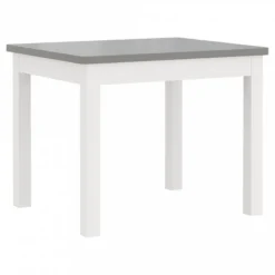Set Tavolo E Sedie Per Bambini 4 Pezzi Bianco E Grigio In MDF -Garden Home set tavolo e sedie per bambini 4 pezzi bianco e grigio in mdf 5