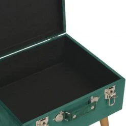 Sgabelli Con Contenitore 3 Pz In Velluto Verde -Garden Home sgabelli con contenitore 3 pz in velluto verde 5