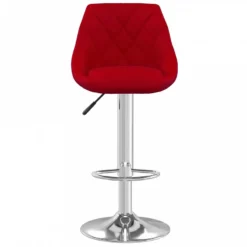 Sgabelli Da Bar 2 Pz Rosso Vino In Velluto 11 Sgabelli Da Bar 2 Pz Rosso Vino In Velluto -Garden Home sgabelli da bar 2 pz rosso vino in velluto 3