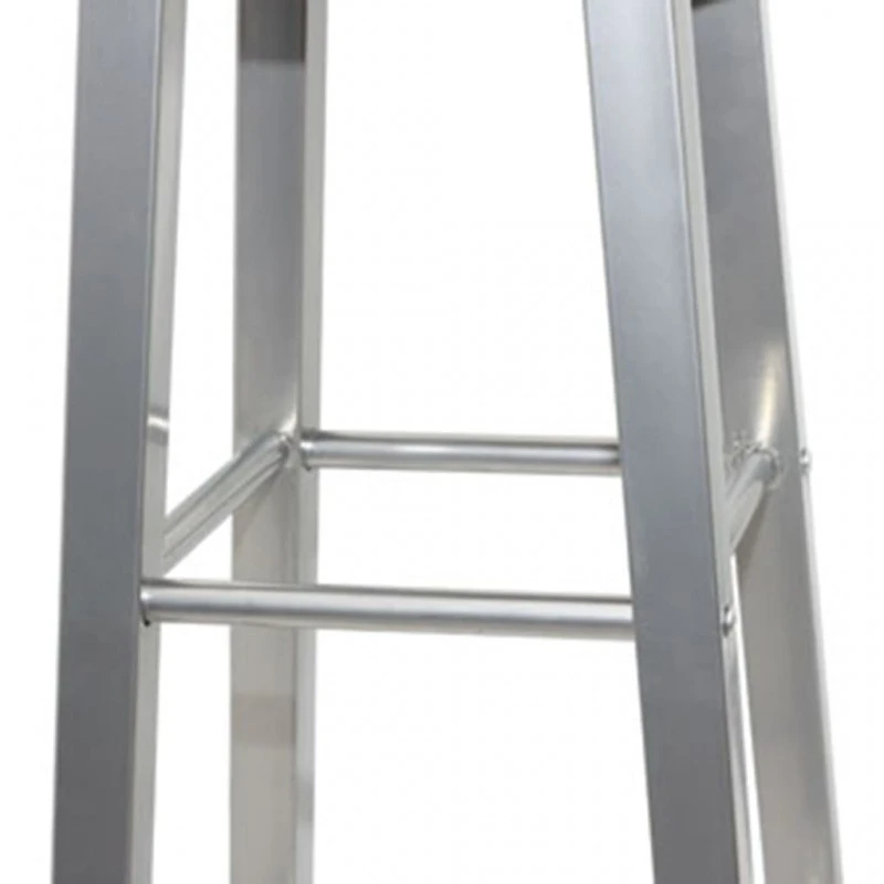 Sgabelli Da Bar 4 Pz Argento E Marrone In MDF 4 Sgabelli Da Bar 4 Pz Argento E Marrone In MDF - immagine 4