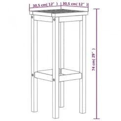 Sgabelli Da Bar 8 Pz In Legno Massello Di Acacia -Garden Home sgabelli da bar 8 pz in legno massello di acacia 4