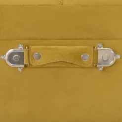 Sgabello Con Contenitore 40 Cm Giallo Senape In Velluto -Garden Home sgabello con contenitore 40 cm giallo senape in velluto 5