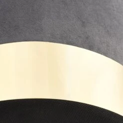 Sgabello Grigio Scuro E Oro In Velluto 6 Sgabello Grigio Scuro E Oro In Velluto -Garden Home sgabello grigio scuro e oro in velluto 2