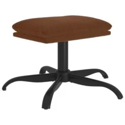 Sgabello Marrone 60x60x36 Cm In Microfibra -Garden Home sgabello marrone 60x60x36 cm in microfibra 1