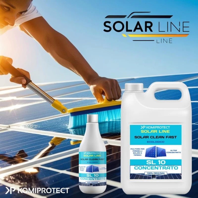 SL10 Solar Clean Fast 5000 Ml Detergente Per Pannelli Solari 2 SL10 Solar Clean Fast 5000 Ml Detergente Per Pannelli Solari - immagine 2