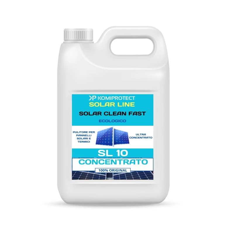 SL10 Solar Clean Fast 5000 Ml Detergente Per Pannelli Solari 1 SL10 Solar Clean Fast 5000 Ml Detergente Per Pannelli Solari