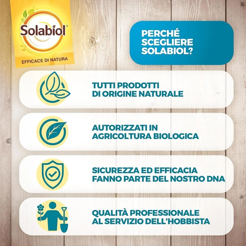 SOLABIOL Bicarbonato X 350 Gr Fungicida Naturale 5 SOLABIOL Bicarbonato X 350 Gr Fungicida Naturale - immagine 5