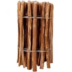 Staccionata In Legno Di Nocciolo 60x500 Cm -Garden Home staccionata in legno di nocciolo 60x500 cm 1