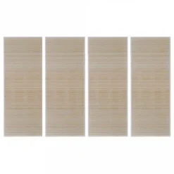 Tappeti Rettangolari In Bambù Naturale 4 Pz 120x180 Cm 8 Tappeti Rettangolari In Bambù Naturale 4 Pz 120x180 Cm -Garden Home tappeti rettangolari in bambu naturale 4 pz 120x180 cm 1