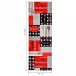 Tappetino Da Cucina Lavabile Cuisine 60x300 Cm -Garden Home tappetino da cucina lavabile cuisine 60x300 cm 5