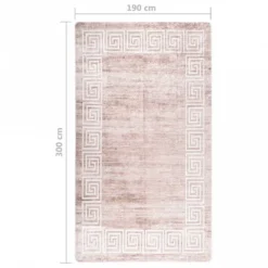 Tappeto Lavabile 190x300 Cm Beige Antiscivolo -Garden Home tappeto lavabile 190x300 cm beige antiscivolo 6