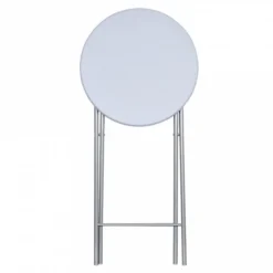 Tavoli Da Bar Set 4 Pz Con Ripiano In MDF Bianco 7 Tavoli Da Bar Set 4 Pz Con Ripiano In MDF Bianco -Garden Home tavoli da bar set 4 pz con ripiano in mdf bianco 2