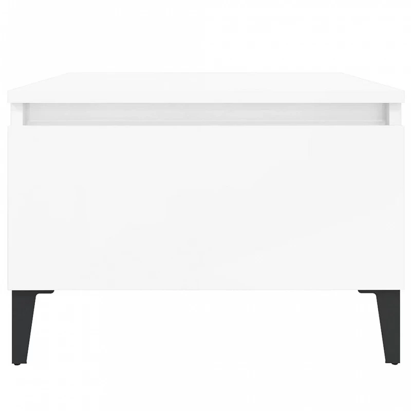 Tavolini 2pz Bianco Lucido 50x46x35 Cm In Legno Multistrato 7 Tavolini 2pz Bianco Lucido 50x46x35 Cm In Legno Multistrato - immagine 7