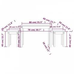 Tavolini A Incastro 3 Pz Grigio In Legno Massello Di Pino 18 Tavolini A Incastro 3 Pz Grigio In Legno Massello Di Pino -Garden Home tavolini a incastro 3 pz grigio in legno massello di pino 8