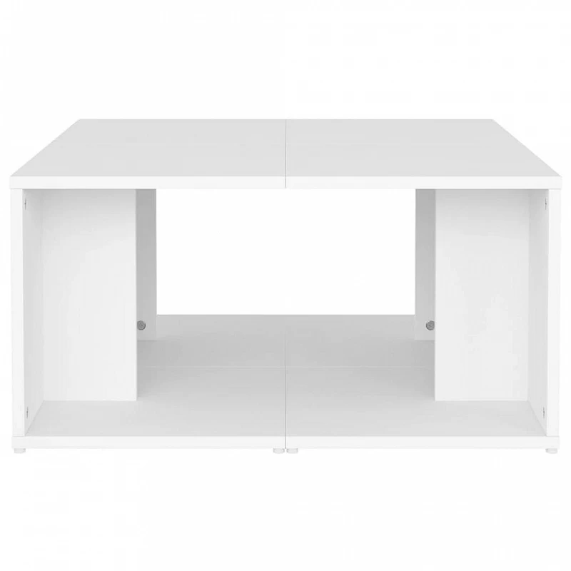 Tavolini Da Salotto 4 Pz Bianchi 33x33x33 Cm In Multistrato 6 Tavolini Da Salotto 4 Pz Bianchi 33x33x33 Cm In Multistrato - immagine 6