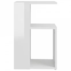 Tavolino Bianco Lucido 36x30x56 Cm In Truciolato 10 Tavolino Bianco Lucido 36x30x56 Cm In Truciolato -Garden Home tavolino bianco lucido 36x30x56 cm in truciolato 3