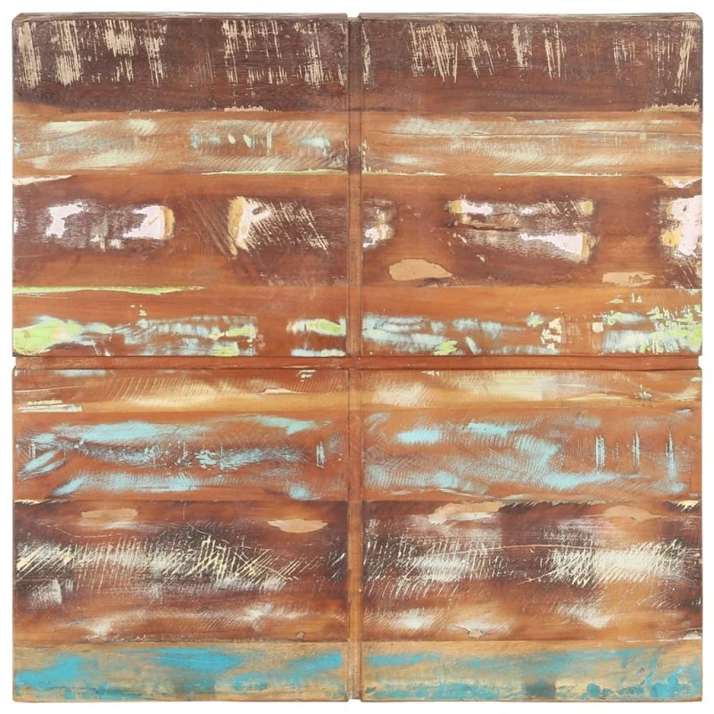 Tavolino Da Caffè 80x80x28 Cm In Legno Massello Di Recupero 3 Tavolino Da Caffè 80x80x28 Cm In Legno Massello Di Recupero - immagine 3