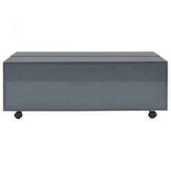 Tavolino Da Caffè Grigio Lucido 100x100x35 Cm -Garden Home tavolino da caffe grigio lucido 100x100x35 cm 4