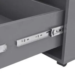 Tavolino Da Caffè Grigio Lucido 100x100x35 Cm -Garden Home tavolino da caffe grigio lucido 100x100x35 cm 5