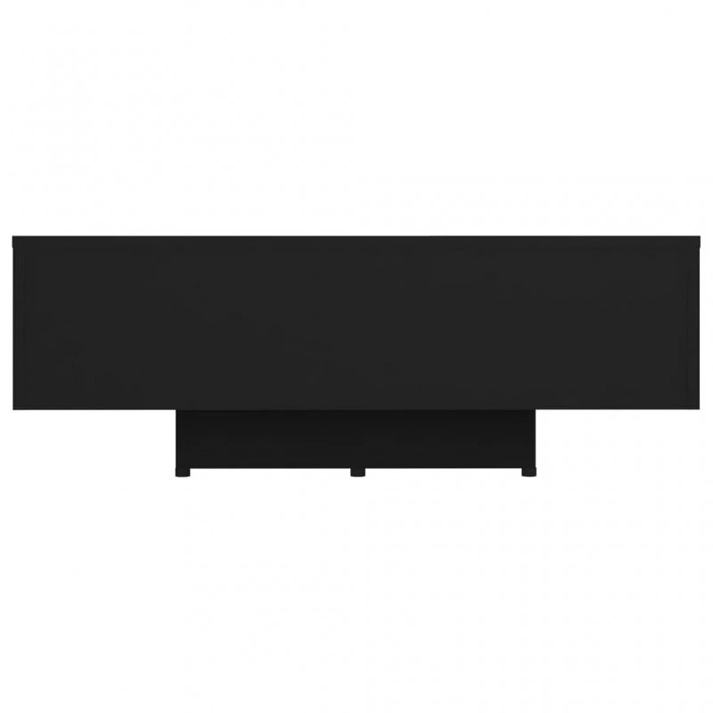 Tavolino Da Caffè Nero 85x55x31 Cm In Truciolato 3 Tavolino Da Caffè Nero 85x55x31 Cm In Truciolato - immagine 3