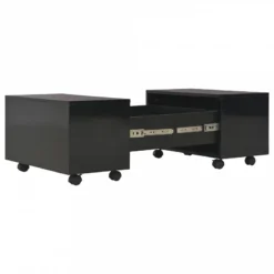 Tavolino Da Caffè Nero Lucido 60x60x35 Cm In Truciolato 12 Tavolino Da Caffè Nero Lucido 60x60x35 Cm In Truciolato -Garden Home tavolino da caffe nero lucido 60x60x35 cm in truciolato 4