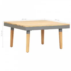 Tavolino Da Caffè Per Giardino 60x60x31,5 Cm Massello Di Acacia -Garden Home tavolino da caffe per giardino 60x60x315 cm massello di acacia 4